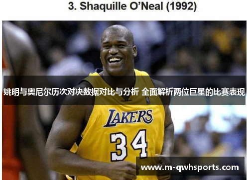 姚明与奥尼尔历次对决数据对比与分析 全面解析两位巨星的比赛表现